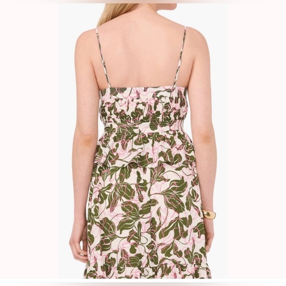 Parker Floral Print Peplum Camisole - Picture 2 of 6